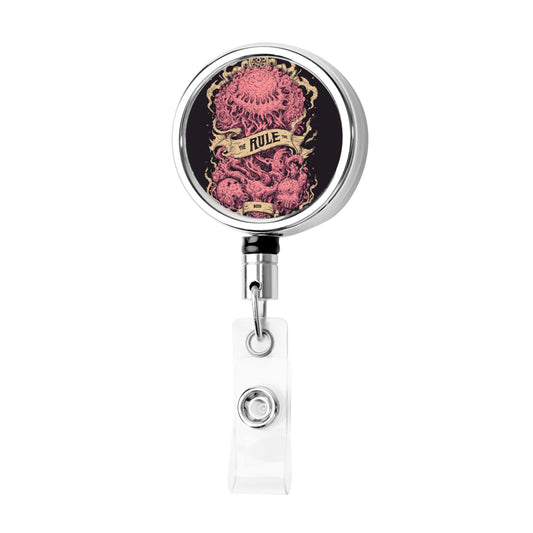 "Ocean King" Creative Retractable Badge Reel | Unique Illustration Design, Stylish and Practical